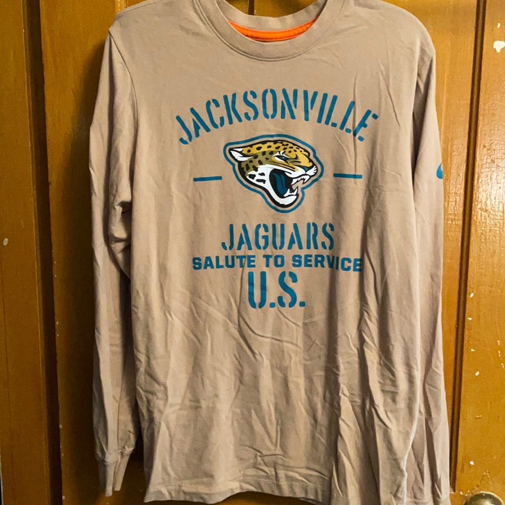 nike jacksonville jaguars NFL Onfield Apparel long sleeve shirt